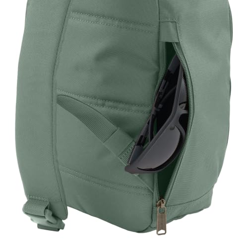 Carhartt Durable Sling Bag, Crossbody Backpack with Side Release Buckle, Tablet Sleeve and Adjustable Strap, Greenslate, 10L - color: Green Slate