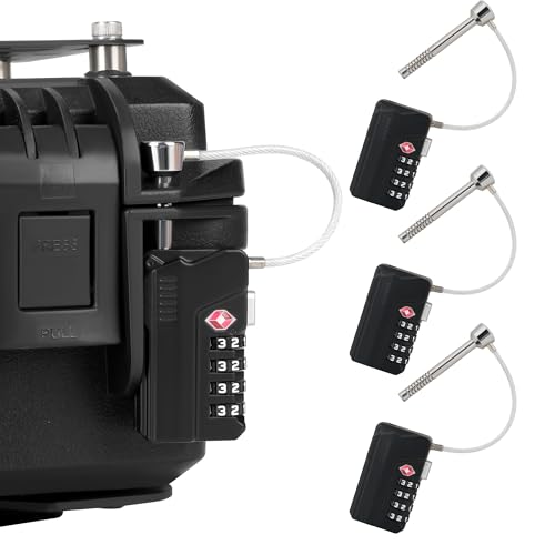 Upgraded Professional TSA Approved Gun Case Lock - size: 4 PCS