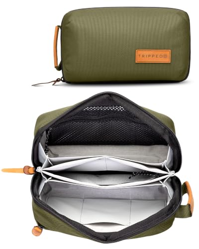 TRIPPED Travel Gear Tech Organizer Pouch for Cables and Accessories - color: Green