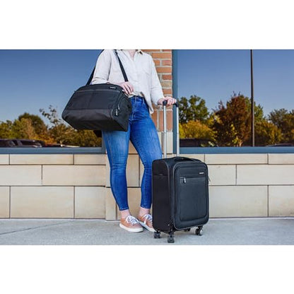 Samsonite Ascella 3.0 Softside Expandable Luggage with Spinner Wheels, 3-Piece Set (20/25/28), Black - color: Black, size: 3-Piece Set (Carry on/Medium/Large)