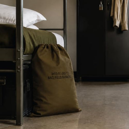 Rothco Barracks Bag, Heavyweight Cotton Canvas, Olive Drab, 24" x 32" - color: Olive Drab, size: 24" x 32"