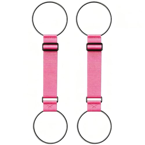 Luggage Straps for Suitcases, Luggage Connector Belt Strap Pink - color: 2 Pink