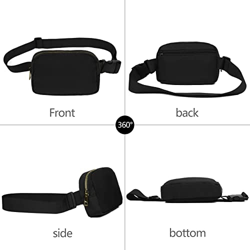 VOROLO Fanny Pack For Women And Men Crossbody Bag Belt Bag Leopard Yellow - color: Leopard Yellow