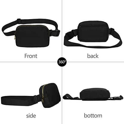 VOROLO Fanny Pack For Women And Men Crossbody Bag Belt Bag Leopard Yellow - color: Leopard Yellow