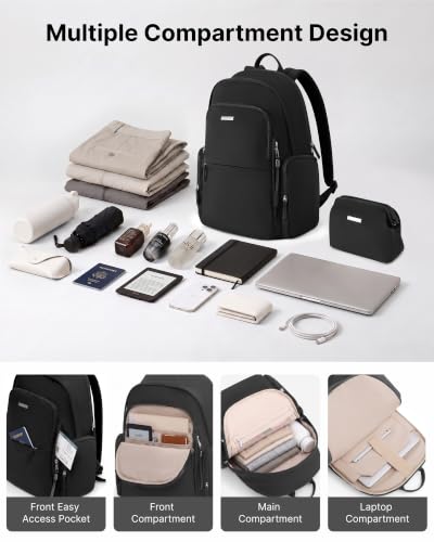 LONG VACATION Luggage Sets, 3 Piece, 20 Inch Carry On Hardshell Suitcase - color: Black, size: 3 Piece Set (20in/BP/TB)