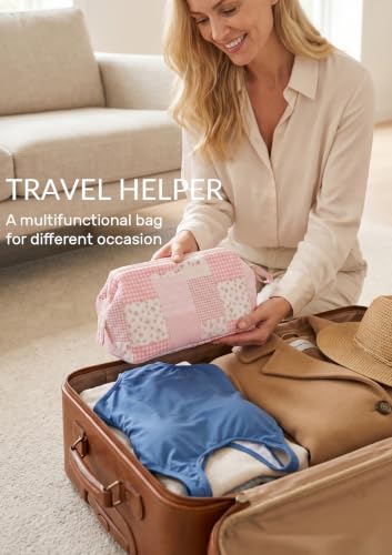 TeeYee Hair Tools Travel Bag for Dyson Airwrap Quilted Toiletry Bag - color: Boho