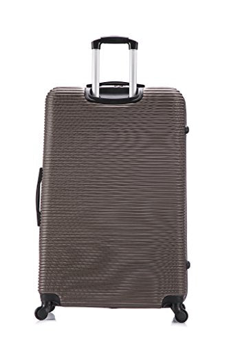 InUSA ROYAL Hardside Spinner Luggage with Ergonomic Handles | Spacious Travel Suitcase with Four Spinner Wheels and Studs | 32 Inch Extra Large Spinner Luggage | Brown - color: Brown, size: 32 Inch (XL)