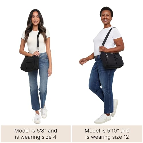 Baggallini Modern Everywhere Crossbody Bag for Women 11x9x4.5 Rfid Hobo Bag - color: Pool