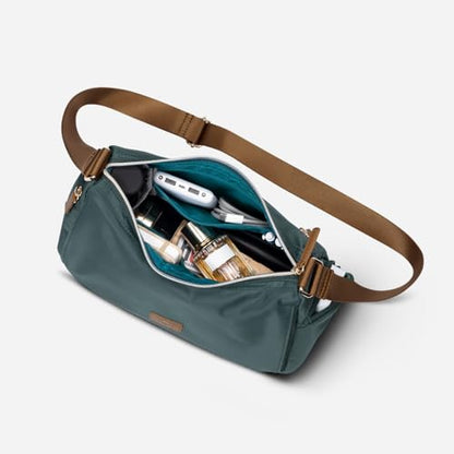 Nordace Siena Hobo Crossbody Bag - Secure RFID Blocking Pocket and Hidden Compartments for Travel Shoulder Bag - color: Teal
