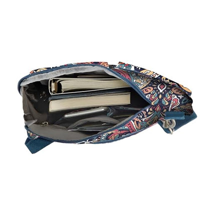 Travelon Anti-Theft Classic Crossbody Bag - color: Summer Paisley