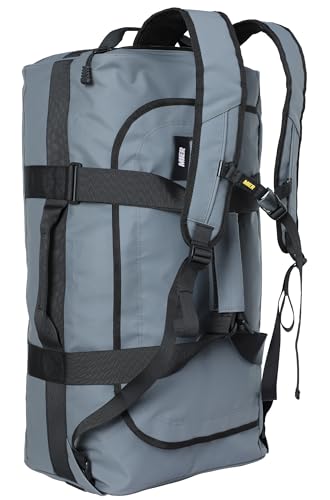 MIER 40L/60L/90L Water Resistant Backpack Duffel, Heavy Duty Duffle Bags - color: Gray, size: 60l