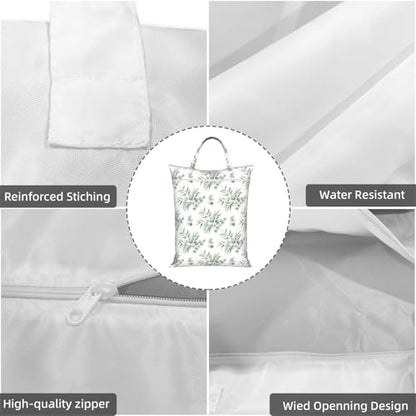 Leaves Travel Laundry Bag Washable Dirty Clothes Bag for Gym - color: Leaves