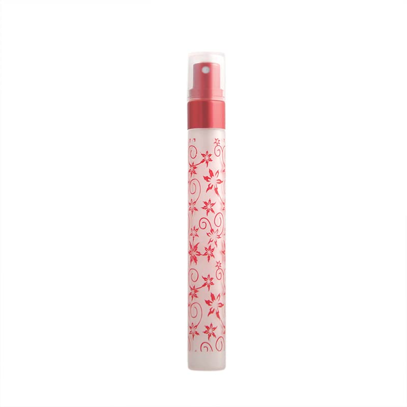 6 PCS 10ml Flower Print Matte Refillable Empty Travel Glass Perfume Spray Bottle Atomizer Pump Sprayer Bottle Set
