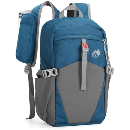 Kids Hiking Backpack, Small Waterproof Hiking Daypack for Kid, Blue - color: Blue