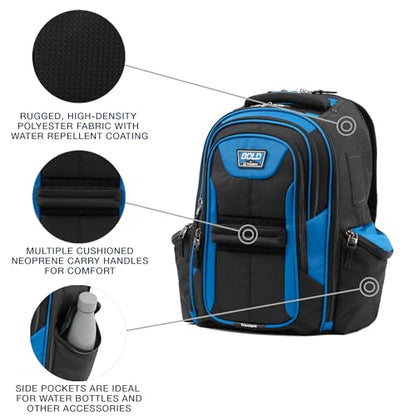 Travelpro Bold Softside Checked Medium Luggage & Backpack Set, Blue/Black - color: Blue, size: Medium