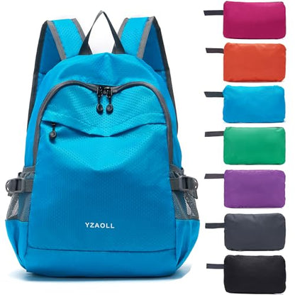 Hiking Backpack 20L Packable Packable Lightweight Day Pack for Women & Men - color: A-20l-blue