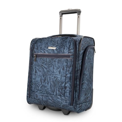 Ricardo Avalon 28L Underseat Carry On Luggage – Sustainable Travel Bag, Compact Suitcase with Wheels, Travel Essentials for Short Trips, Fits Under Seat, 16-inch, Serengeti Night - color: Serengeti Night