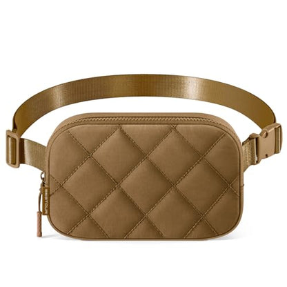 Fanny Pack for Women Men, Waterproof Lightweight Crossbody Bag - color: 7.Brown upgrade