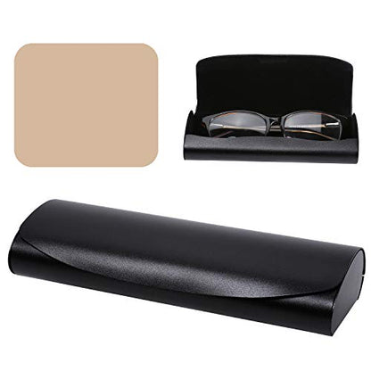 Philley Aluminum Ultra-Light Eyeglasses Slim Reading Glasses Case - color: B-black