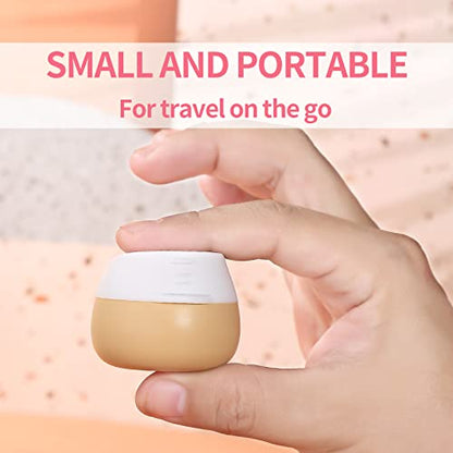 Gemice Travel Size Containers for Toiletries,1oz,4 Pack,Apricot - color: Apricot