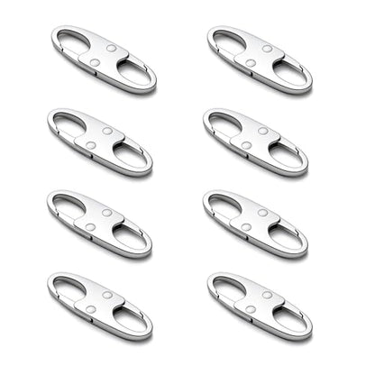zelin Anti Theft Zipper Clip, Zipper Locks, Travel Essentials,8Pcs Silver - color: 8 Frost Silver