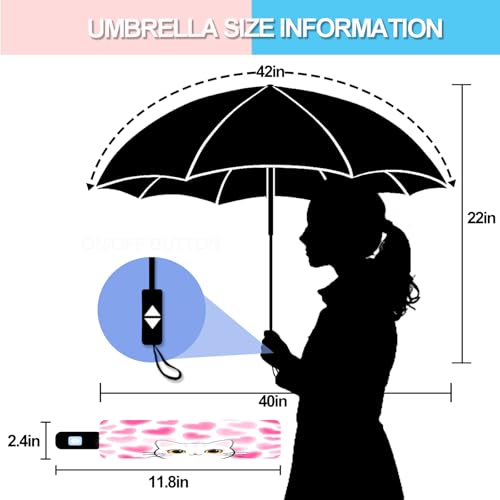 Small Travel Folding Umbrella for Girl - color: UB