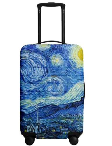 Luggage Covers For Suitcase TSA Approved, Fits 18-32 Inch - color: Starry Night, size: S(18"-22" Suitcase)