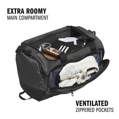 adidas Defender 5 Duffel Bag for Sports, Gym and Travel, Team Dark Grey, OSFA - color: Team Dark Grey/Small 42L, style: Small 42l