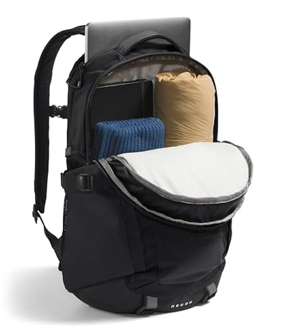 The North Face Recon Everyday Laptop Backpack, Blk/Blk-NPF, One Size - color: Tnf Black/Tnf Black-npf, size: One Size