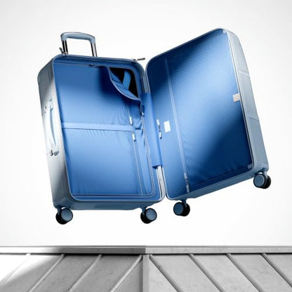 DELSEY PARIS Chatelet Air 2.0, 28 Inch Checked Suitcase, Light Blue - color: Light Blue, size: Checked-Large 28 Inch
