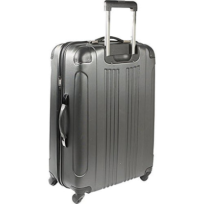 Kenneth Cole REACTION Out of Bounds 경량 하드쉘 4륜 스피너 수하물, 차콜, 28인치 체크, Kenneth Cole Reaction Out of Bounds 경량 하드쉘 4륜 스피너 캐리어 - color: 차콜, size: 28인치 체크