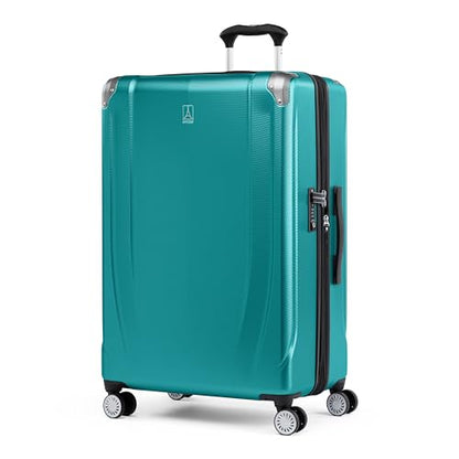 Travelpro Pathways 3 Hardside Checked Luggage Suitcase, Teal, 28-Inch - color: Kayak Teal, size: Checked Large 28 Inch