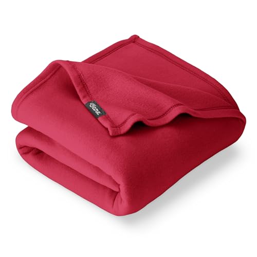 Bare Home Polar Fleece Blanket (Full/Queen, Red) - color: 12 - Red, size: Full/Queen