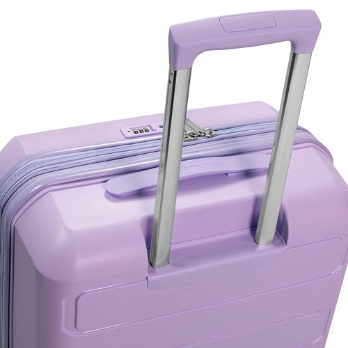 Traveler's Choice Pagosa Hardshell Expandable Luggage with Spinner Wheels, Lavender, 3-Piece Set (22/27/30) - color: Lavender, size: 3-Piece Set (22/27/30)