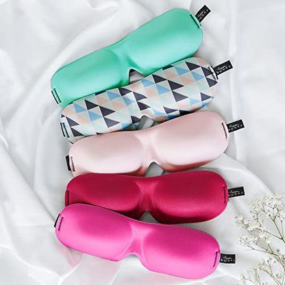 Bucky 40 Blinks No Pressure Eye Mask for Travel & Sleep - color: Aqua