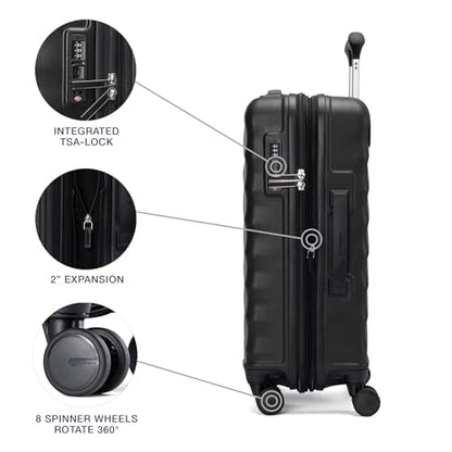 Travelpro Maxlite Air V2 Hardside Expandable Carry-On, Black, 20-Inch - color: Black, size: Carry On 20 Inch