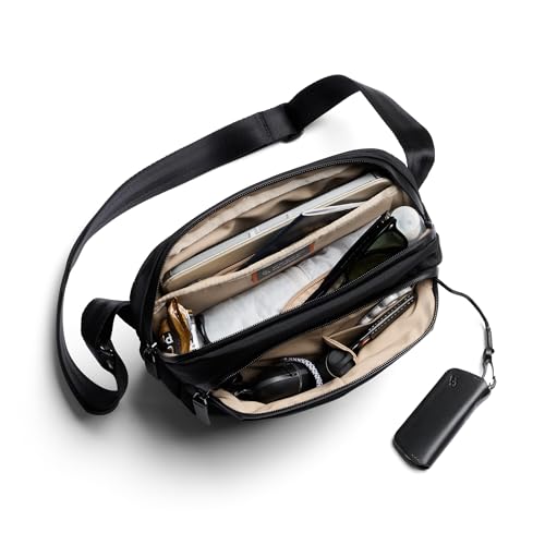 Bellroy Transit Sling (5L travel crossbody bag with internal organization, adjustable strap, and weather-resistant design) - color: Black