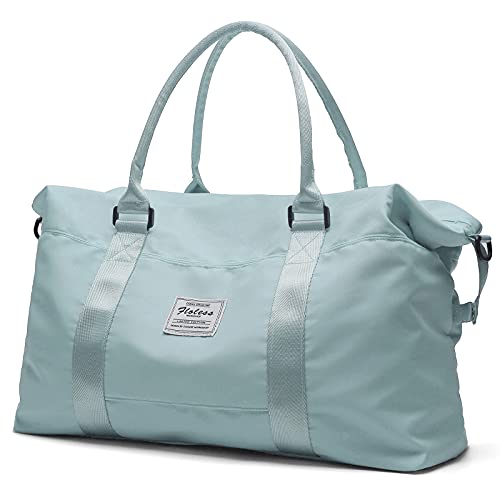 Travel Duffel Bag, Carry On Overnight Weekender Bags for Women - color: A1-Turquoise, style: Travel Bag