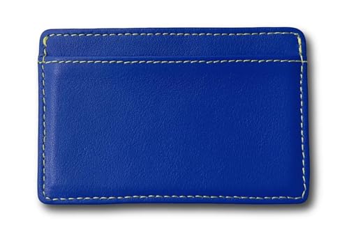 Minimalist Wallet for Men & Women – Ultra Slim Credit Card Holder Small Front Pocket Wallet – Compact, Thin, Lightweight Design - style: 2-card (Blue)