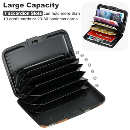 ELFISH RFID Aluminum Wallet Credit Card Protector Case Holder for Men Women - color: Chamomile