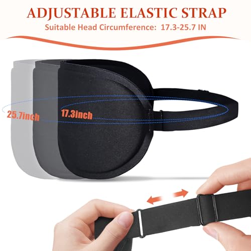 Funny 3D Zero Pressure Sleep Eye Mask for Men Women Side Sleeper, Adjustable Blackout Soft Breathable Eye Masks for Travel Nap Night Sleep, Funny Christmas Humorous Gift Stocking Stuffers - color: Game