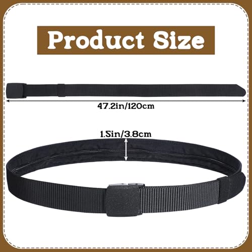 ElevateTech Travel Money Belt, Hidden Money Pouch Security Waist Wallet