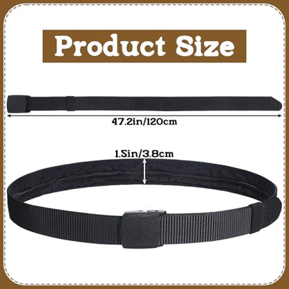 ElevateTech Travel Money Belt, Hidden Money Pouch Security Waist Wallet