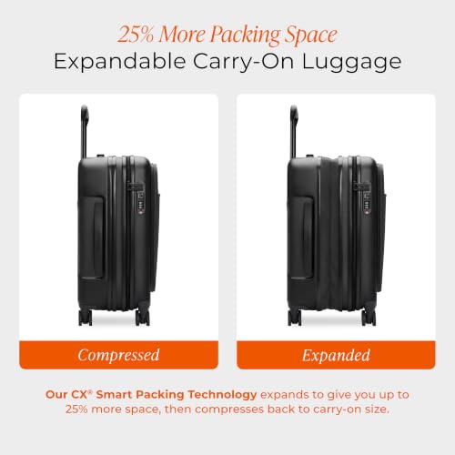 Briggs & Riley Sympatico Essential 22 Inch Carry-On Front Pocket, Black - color: Black, size: 22" Carry-On