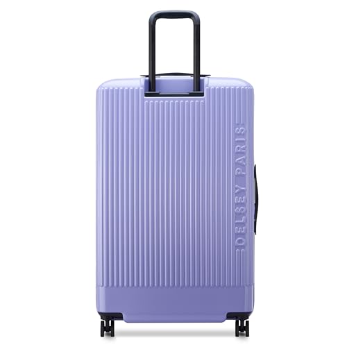 florence by mills Spin Me Away Hardside Expandable Luggage with Spinner Wheels, Lavender, Checked-Large 29 Inch - color: Lavender, size: Checked-Large 29 Inch