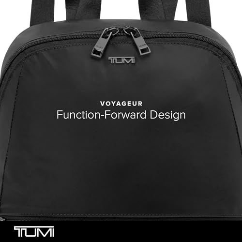 TUMI - Just In Case Foldable Backpack - Lightweight, Compact Travel Backpack - For One Bag Travel - 15.5" X 12.3" X 4.5" - Black with Gunmetal Hardware - color: Black/Gunmetal