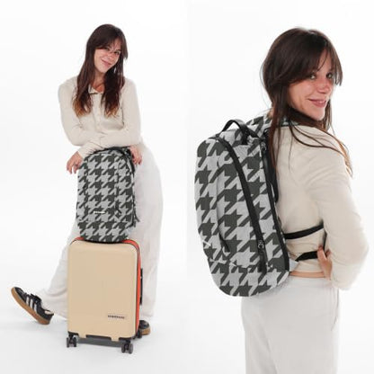 Sherpani Solstice, Anti-Theft Backpack for Women (Houndstooth) - color: Houndstooth