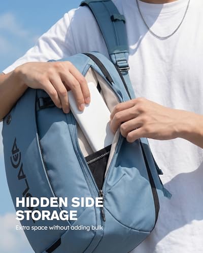 Tolaccea Travel Laptop Backpack 32L Carry on Daypack for Work Business - color: Sky Mist