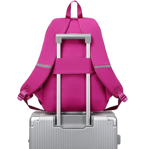 abshoo School Backpack for Girls Teen Elementary Middle High School Bookbag - color: Hot Pink