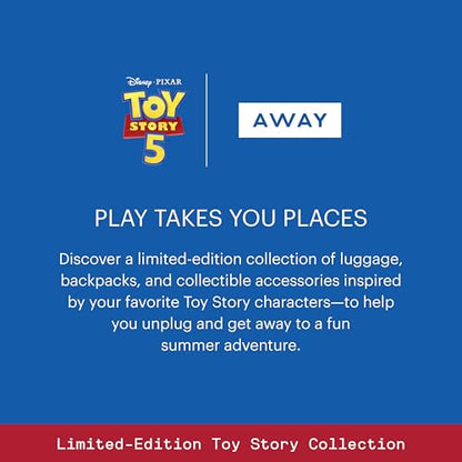 Away Toy Story 5 Bigger Carry-On Luggage, 23-inch Lighweight Suitcase - color: Alien Green